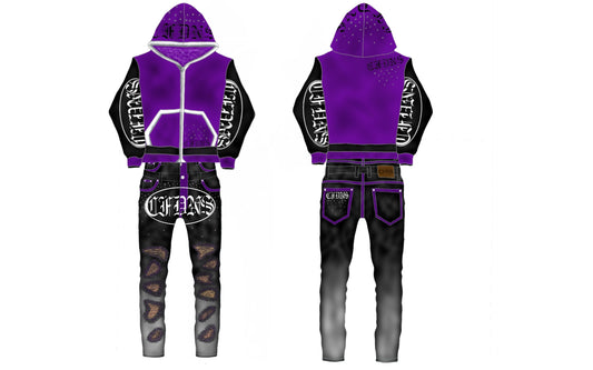 The Confidens - Purp Stars Streetwear Set